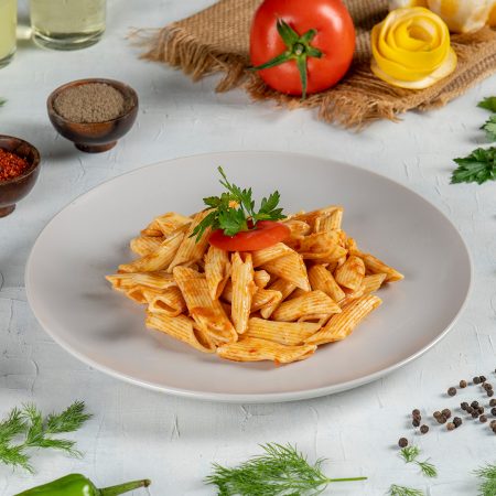 Domates Soslu Penne Makarna