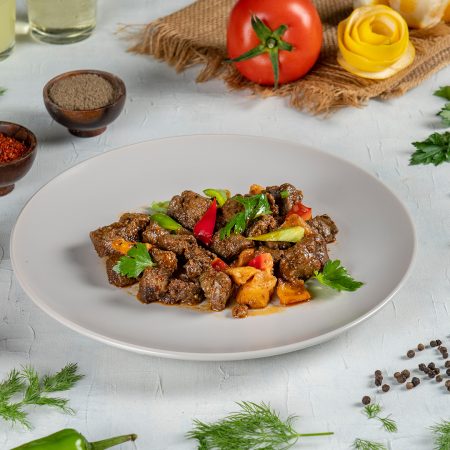 Patatesli Dana Arnavut Ciğeri