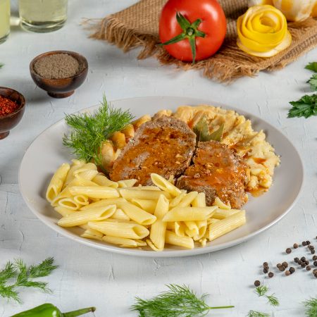 Püreli Rosto Makarna