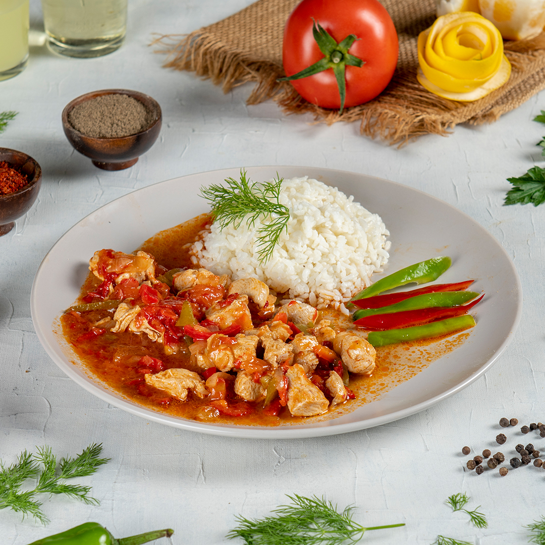 Tavuk Sote Pirinç Pilavı