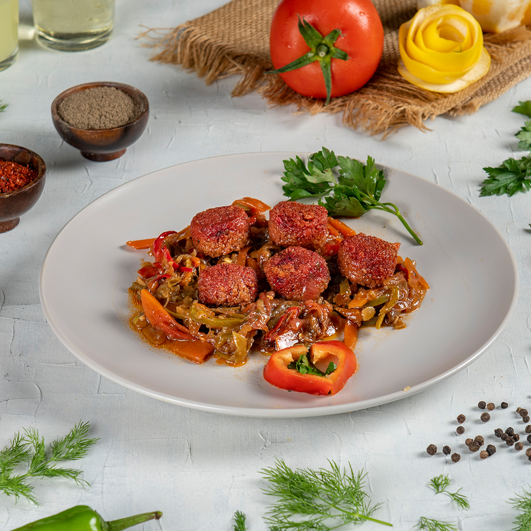 Vegan Sebze Sote Pancar Köfte